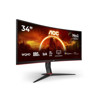 AOC Monitor AOC 34"/ CU34G2XP BK 2xHDMI 2xDP 5xUSB