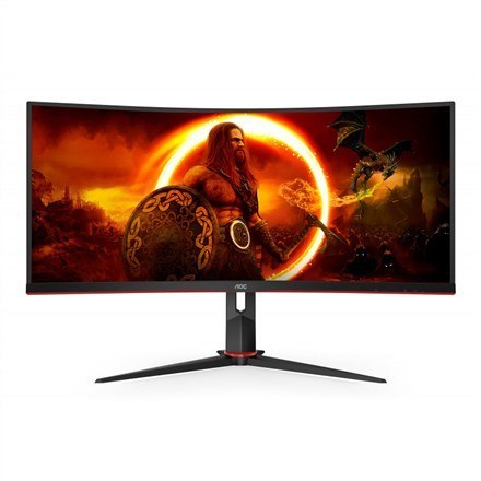 AOC Monitor AOC 34"/ CU34G2XP BK 2xHDMI 2xDP 5xUSB