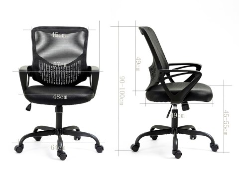 Activejet Activejet Fotel biurowy YK507 czarny