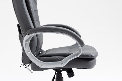 Activejet Activejet Fotel biurowy z masażem, podgrzewany YK7304 szary