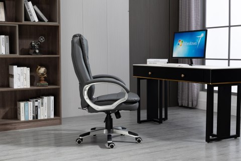Activejet Activejet Fotel biurowy z masażem, podgrzewany YK7304 szary
