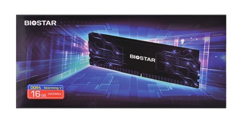 Biostar Pamięć DDR4 Biostar 16GB 3200MHz Heatsink Storming