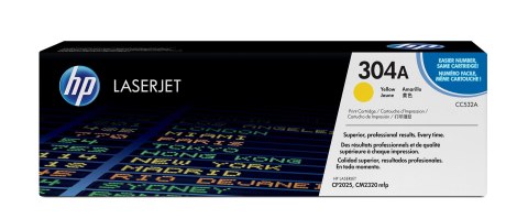 Hewlett-Packard Toner HP żółty HP 304A, HP304A=CC532A, 2800 str.