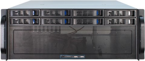 Inter-Tech Inter-Tech 4U-4408 Rack Czarny, Srebrny