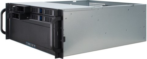Inter-Tech Inter-Tech 4U-4408 Rack Czarny, Srebrny