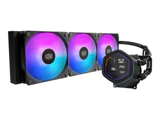 No name Cooler Master MasterLiquid Core Nex Digital Procesor Zestaw do chłodzenia płynami 12 cm Czarny 1 szt.