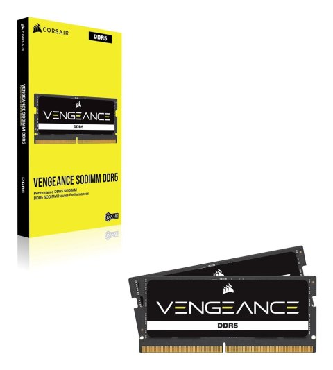 Corsair Corsair Vengeance CMSX16GX5M1A5200C44 moduł pamięci 16 GB 1 x 16 GB DDR5 262-pin SO-DIMM