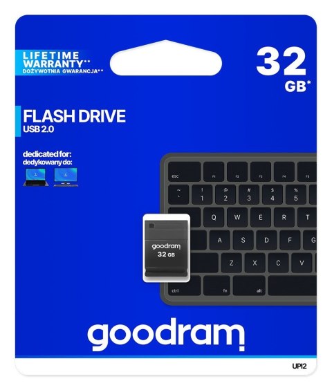 GoodRam Pendrive GoodRam Piccolo UPI2-0320K0R11 (32GB; USB 2.0; kolor czarny)