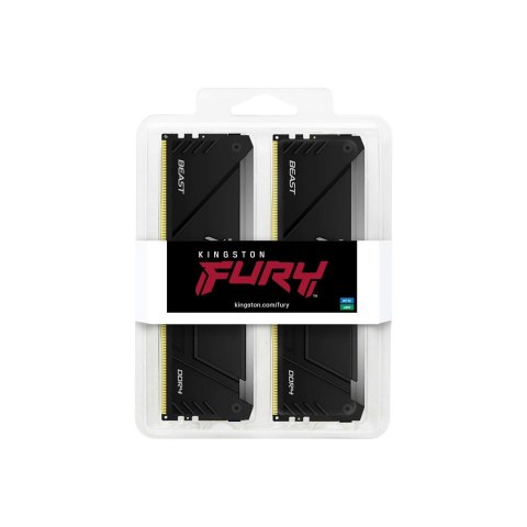 Kingston Kingston Technology FURY Beast RGB moduł pamięci 32 GB 2 x 16 GB DDR4 3200 MT/s