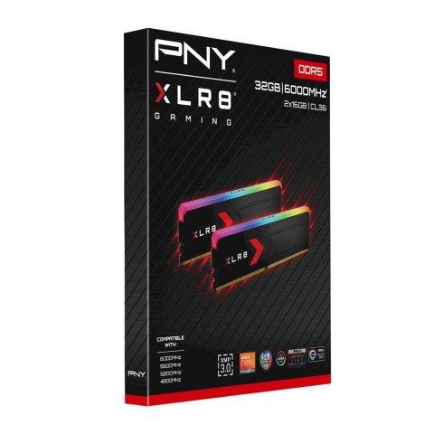 No name PNY MD32GK2D5600036XRGB moduł pamięci 32 GB 2 x 16 GB DDR5 288-pin DIMM