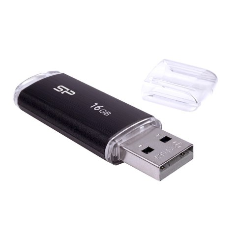 Silicon Power Pendrive Silicon Power Ultima U02 16GB USB 2.0 kolor czarny (SP016GBUF2U02V1K)