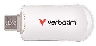 Verbatim Pamięć flash USB-C STICK 512 GB Verbatim Plectra Biała