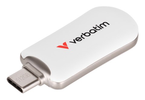 Verbatim Pamięć flash USB-C STICK 512 GB Verbatim Plectra Biała