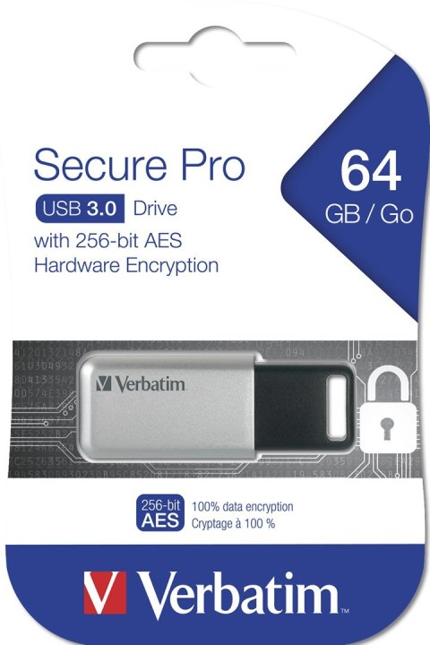 Verbatim Pendrive Verbatim Store 'n' Go Secure Pro 64GB USB 3.0
