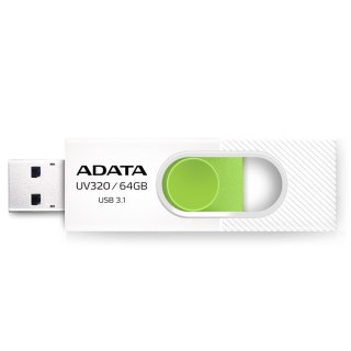 ADATA ADATA FLASHDRIVE UV320 64GB USB3.1 White-Green