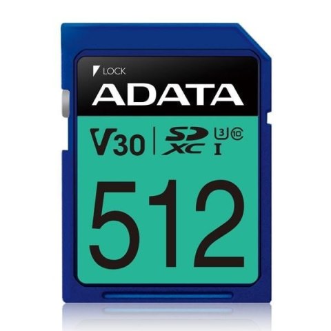 ADATA ADATA Premier Pro SDXC 512 GB Class 10 UHS-I/U3 V30