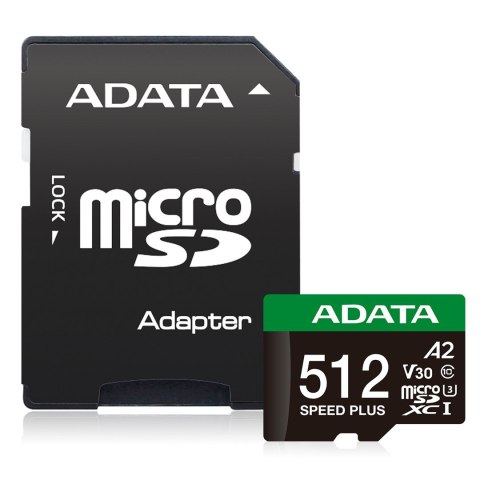ADATA ADATA Speed Plus MicroSDXC 512 GB Class 3 UHS-I/U3 A2 V30