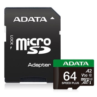 ADATA ADATA Speed Plus MicroSDXC 64 GB Class 3 UHS-I/U3 A2 V30
