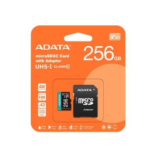 ADATA Karta pamięci ADATA Premier Pro 256 GB MicroSDXC UHS-I Klasa 10