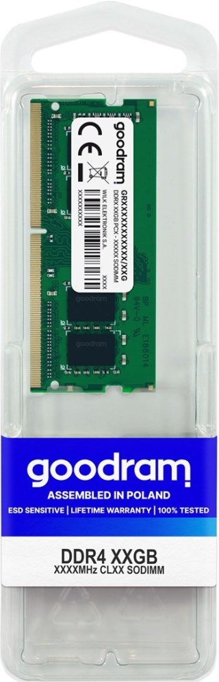 GoodRam GOODRAM SO-DIMM DDR4 16GB PC4-25600 3200MHz CL22