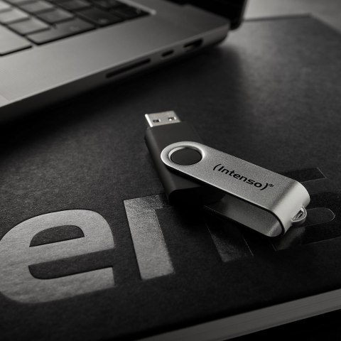 INTENSO Intenso USB 256GB OFFICE LINE 3.2 Gen1 Silver-Black pamięć USB USB Typu-A 3.2 Gen 1 (3.1 Gen 1) Czarny, Srebrny