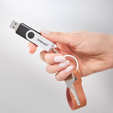 INTENSO Intenso USB 256GB OFFICE LINE 3.2 Gen1 Silver-Black pamięć USB USB Typu-A 3.2 Gen 1 (3.1 Gen 1) Czarny, Srebrny