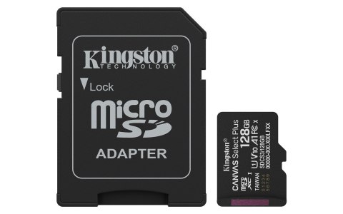 Kingston KINGSTON microSDXC 128GB Canvas Select Plus 3 + ADP