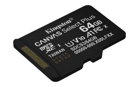 Kingston KINGSTON microSDXC 64GB Canvas Select Plus 3 + ADP