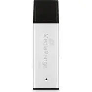 No name MediaRange MR1902 pamięć USB 128 GB USB Typu-A 3.2 Gen 1 (3.1 Gen 1) Czarny, Srebrny