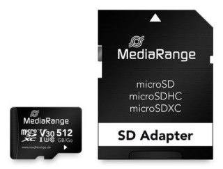 No name MediaRange MR947 pamięć flash 512 GB MicroSDXC UHS-I Klasa 10