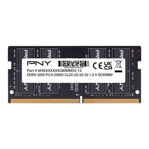 PNY Technologies Pamięć PNY 16GB DDR4 3200Hz SO-DIMM