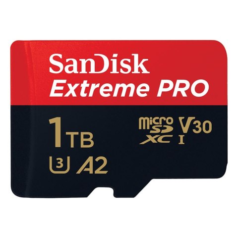 SanDisk KARTA PAMIĘCI SANDISK EXTREME PRO microSDXC 1TB 200/140 MB/s A2 C10 V30 UHS-I U3
