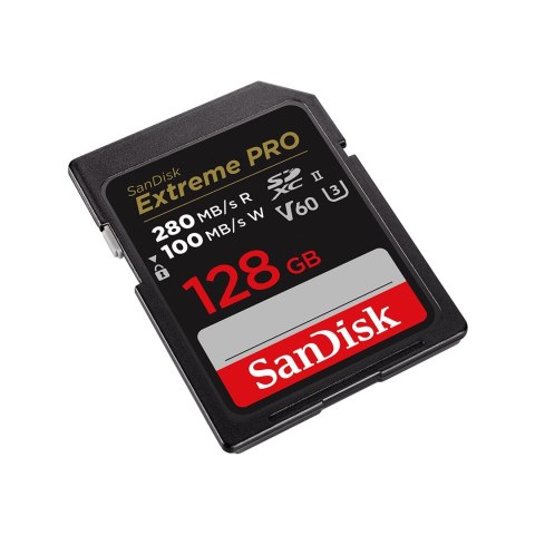 SanDisk KARTA SANDISK EXTREME PRO SDXC 128GB 280/100 MB/s V60 UHS-II