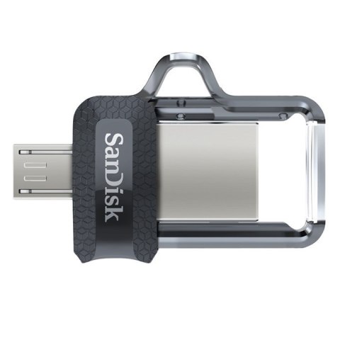 SanDisk Pendrive SanDisk Ultra Dual Drive M3.0 SDDD3-032G-G46 (32GB; microUSB, USB 3.0; kolor szary)