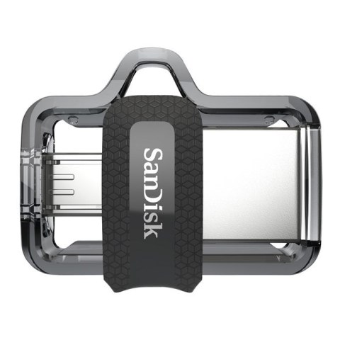 SanDisk Pendrive SanDisk Ultra Dual Drive M3.0 SDDD3-032G-G46 (32GB; microUSB, USB 3.0; kolor szary)