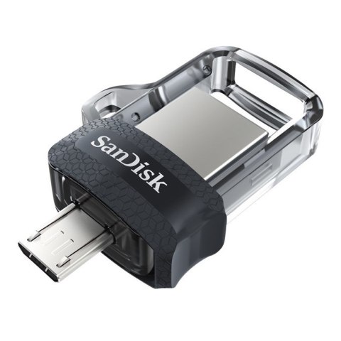 SanDisk Pendrive SanDisk Ultra Dual Drive M3.0 SDDD3-032G-G46 (32GB; microUSB, USB 3.0; kolor szary)