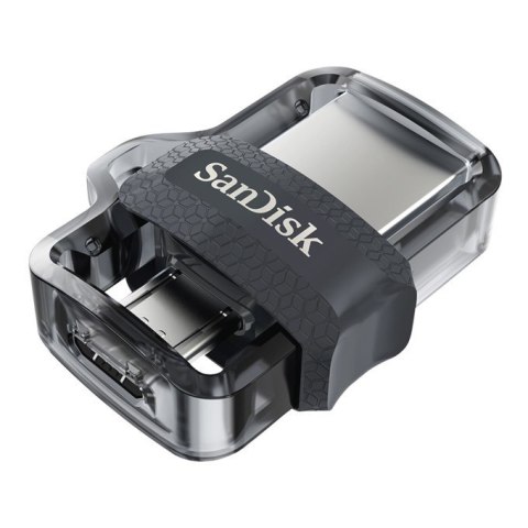 SanDisk Pendrive SanDisk Ultra Dual Drive M3.0 SDDD3-032G-G46 (32GB; microUSB, USB 3.0; kolor szary)