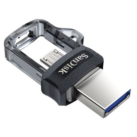 SanDisk Pendrive SanDisk Ultra Dual Drive M3.0 SDDD3-032G-G46 (32GB; microUSB, USB 3.0; kolor szary)