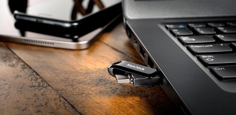SanDisk Pendrive SanDisk Ultra Dual GO SDDDC3-064G-G46 (64GB; USB 3.0, USB-C; kolor czarny)
