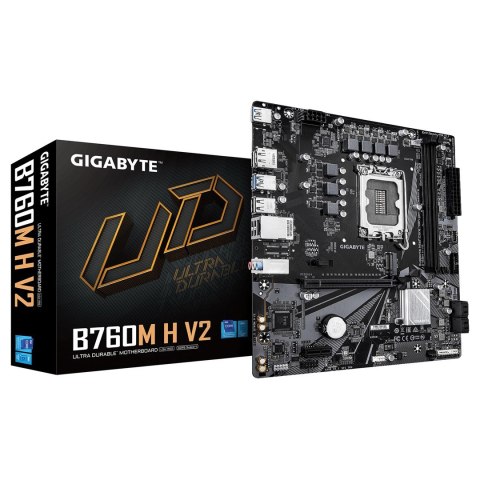 Gigabyte GIGABYTE B760M H V2 płyta główna Intel B760 Express LGA 1700 micro ATX