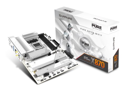 Sapphire Płyta główna SAPPHIRE PURE X870A WIFI 7