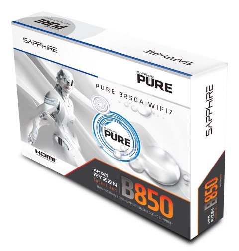 Sapphire Płyta główna SAPPHIRE PURE B850A WIFI7