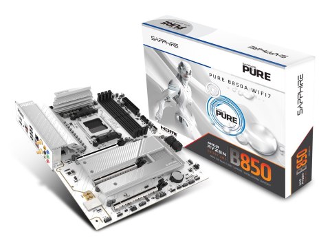 Sapphire Płyta główna SAPPHIRE PURE B850A WIFI7
