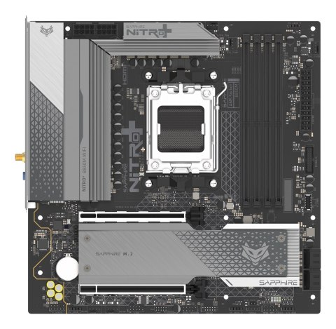 Sapphire Sapphire NITRO+ B850M WIFI AMD B850 Gniazdo AM5 micro ATX