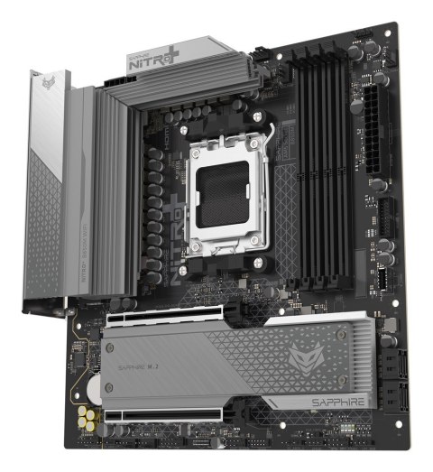 Sapphire Sapphire NITRO+ B850M WIFI AMD B850 Gniazdo AM5 micro ATX