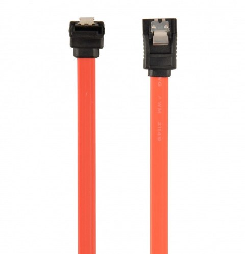Gembird Kabel SATA DATA III dół/prosto metalowe zatrzaski 50cm