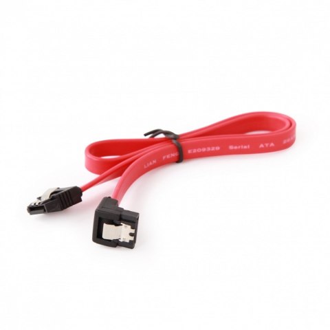 Gembird Kabel SATA DATA III dół/prosto metalowe zatrzaski 50cm