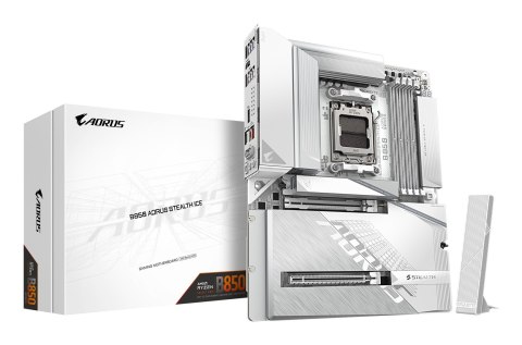 Gigabyte Płyta główna Gigabyte B850 AORUS STEALTH ICE (B850, AM5, ATX, DDR5)