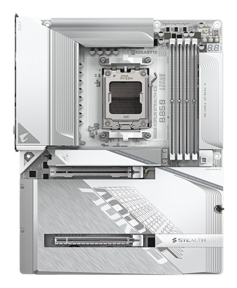 Gigabyte Płyta główna Gigabyte B850 AORUS STEALTH ICE (B850, AM5, ATX, DDR5)
