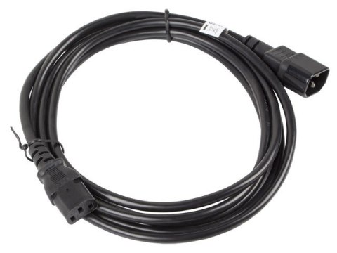 Lanberg Przedłużacz kabla zasilającego IEC 320 C13 - C14 VDE 3M czarny